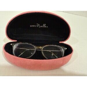 Laura Ashley Eyeglasses Baleigh DEMI BLUE (DMB) 54-15-140 & Simply Noelle Case